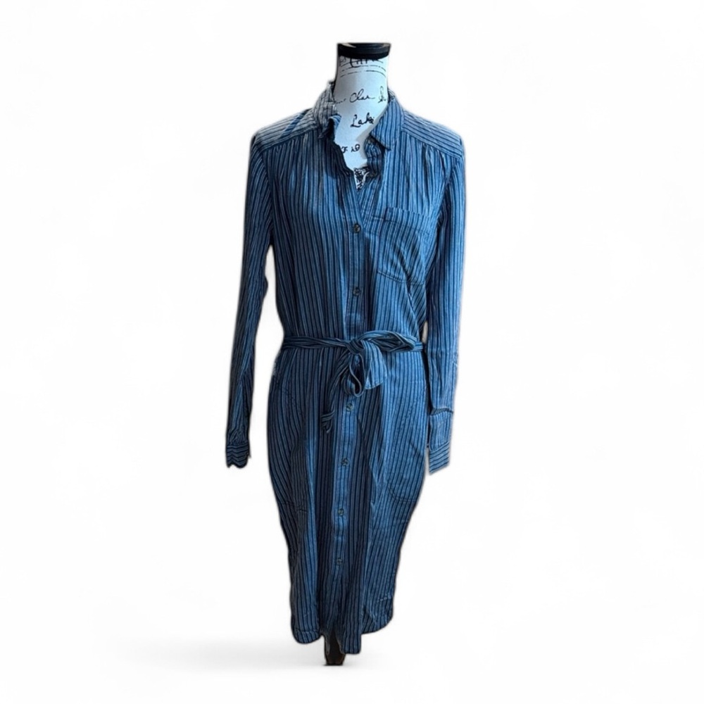 NWT Anthropologie Bellamy Striped shirt dress